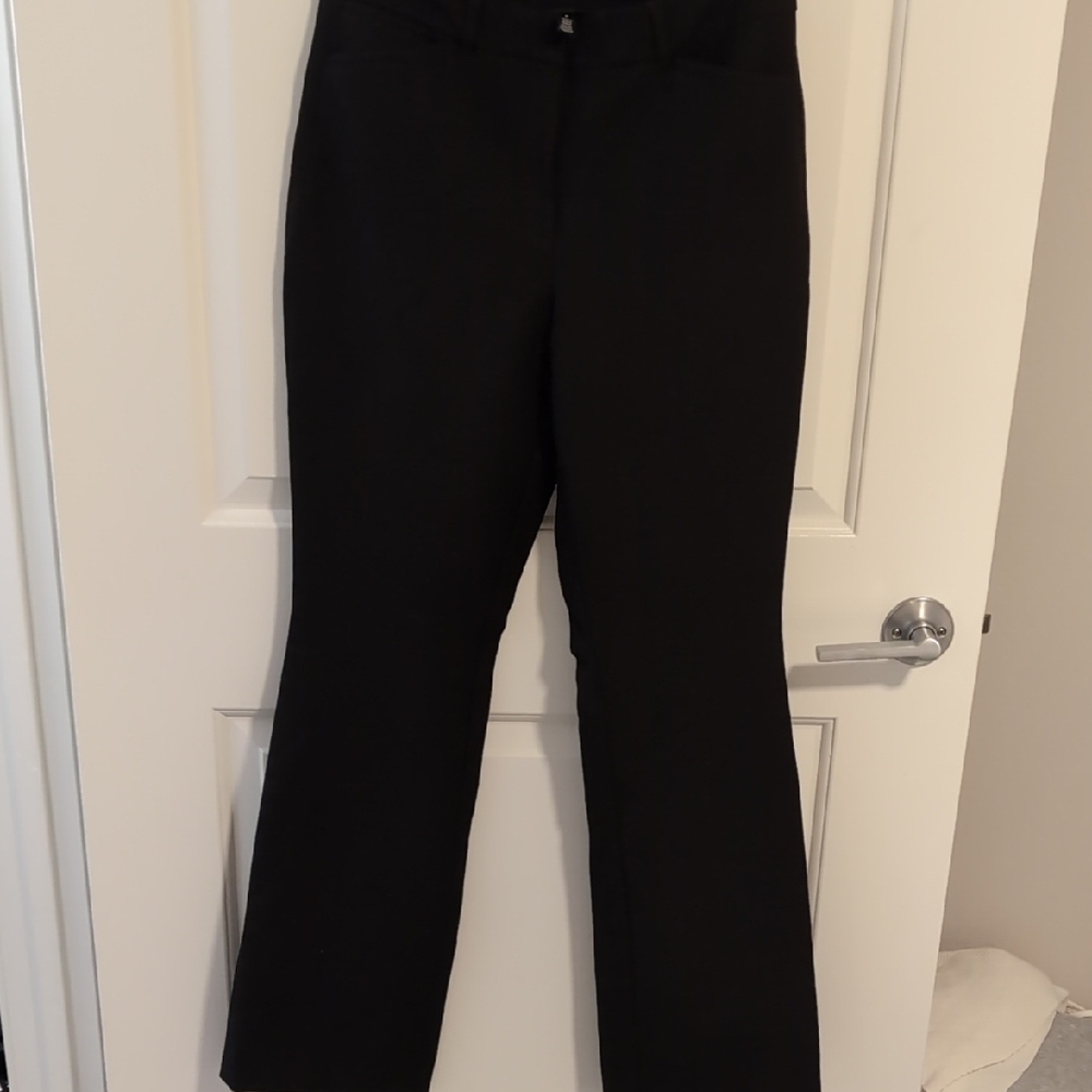 White House Black Market Women's Black Flare Pants